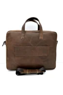 Randy Eskitme Kahve Unisex Deri Evrak&laptop Çantası