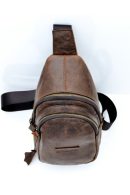 Ramsey Antik Kahve Unisex Bady Bag Omuz Çantası